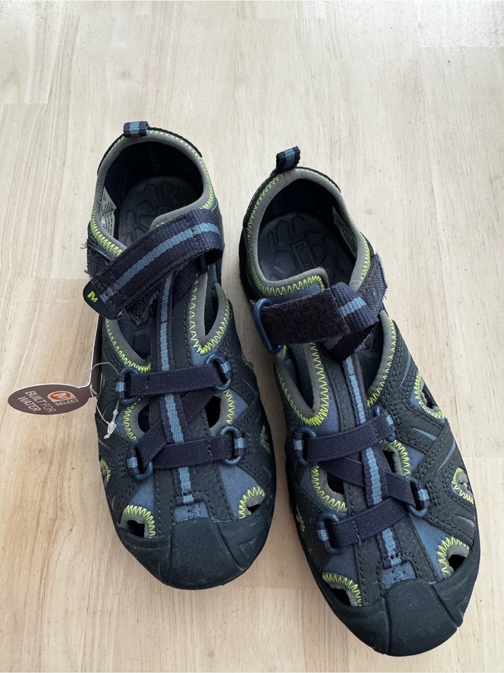 Merrell Kids Outdoor Sport Sandals - Blue, grey, green